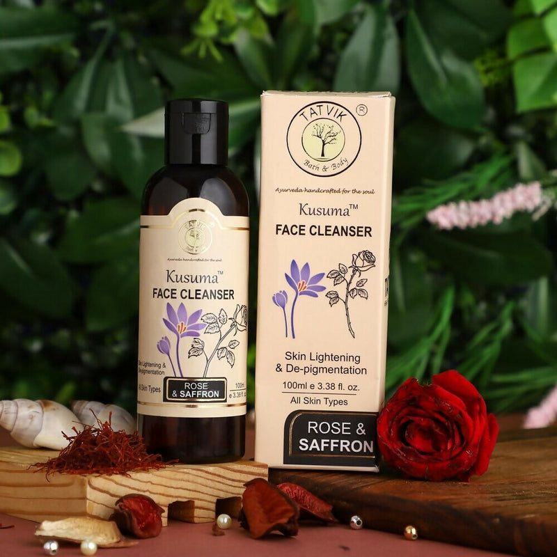 Tatvik Ayurveda Kusuma Face Cleanser (Rose & Saffron)