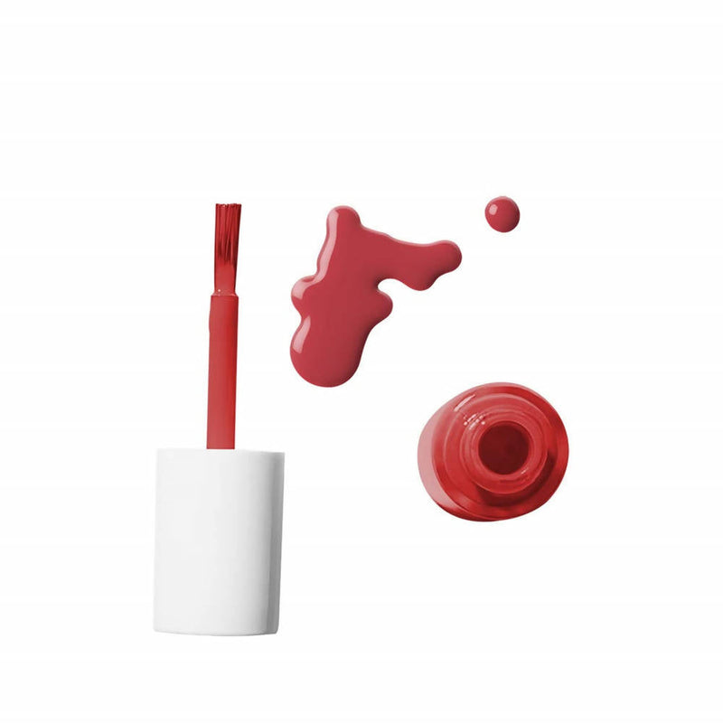 MYGLAMM LIT Nail Enamel - Radiant Crimson Red (7 Ml)