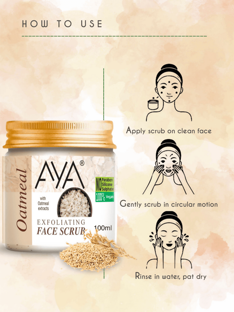 AYA Oatmeal Exfoliating Face Scrub