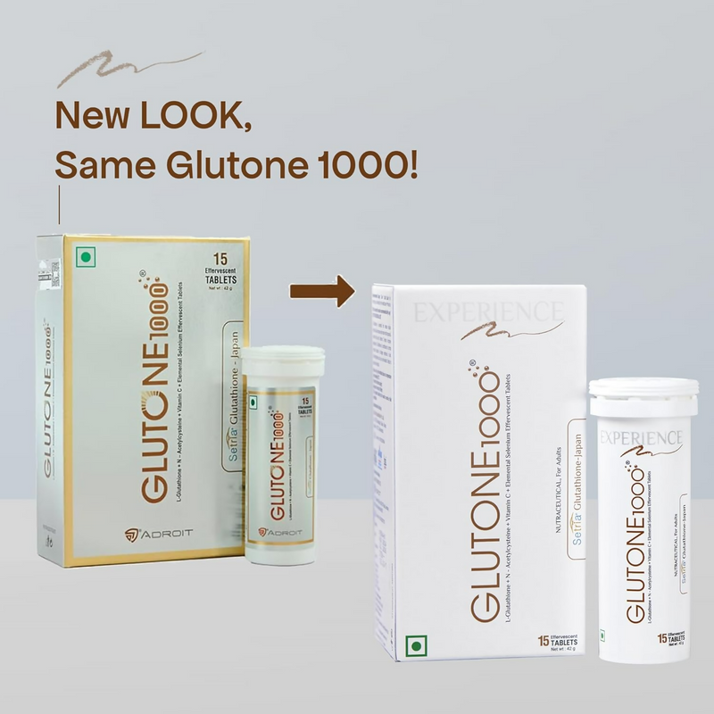 Glutone 1000 Setria L-Glutathione Effervescent Tablets