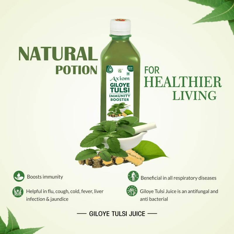 Axiom Pure Tulsi Giloy Stem Juice