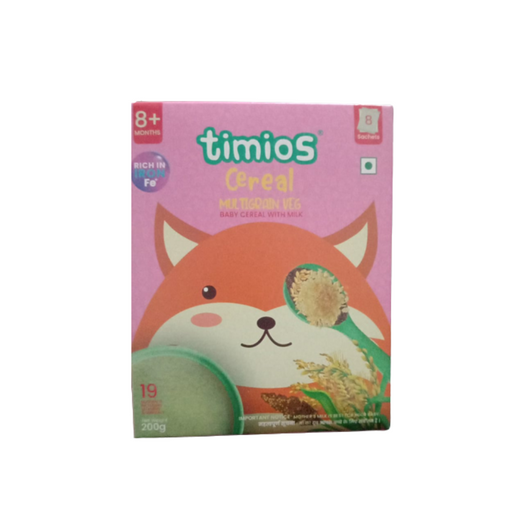Timios Organic Multigrain Veg Baby Cereal