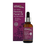 Urban Veda Reviving Facial Oil bottle and packaging on a white background