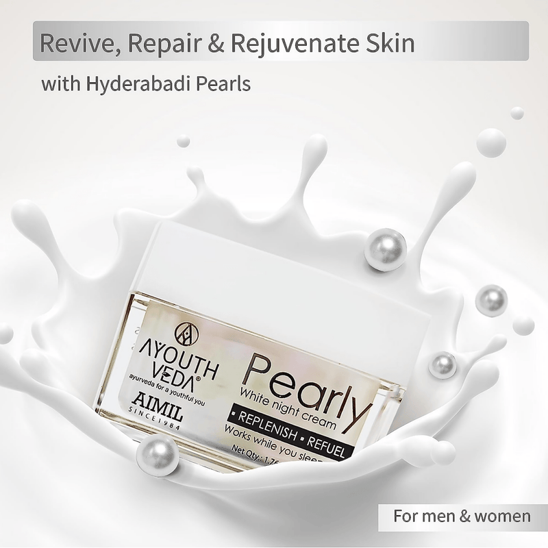 Ayouthveda Pearly White Night Cream