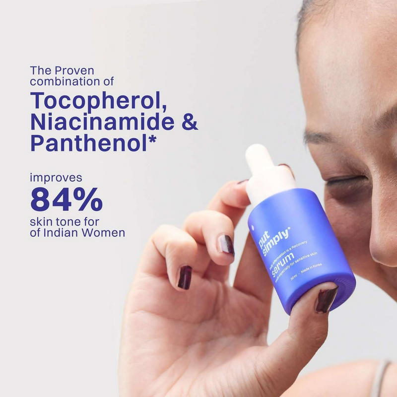 Put Simply Daily Affermation Soothing Serum With Peptides & 74% Ferments For Inflamed Skin