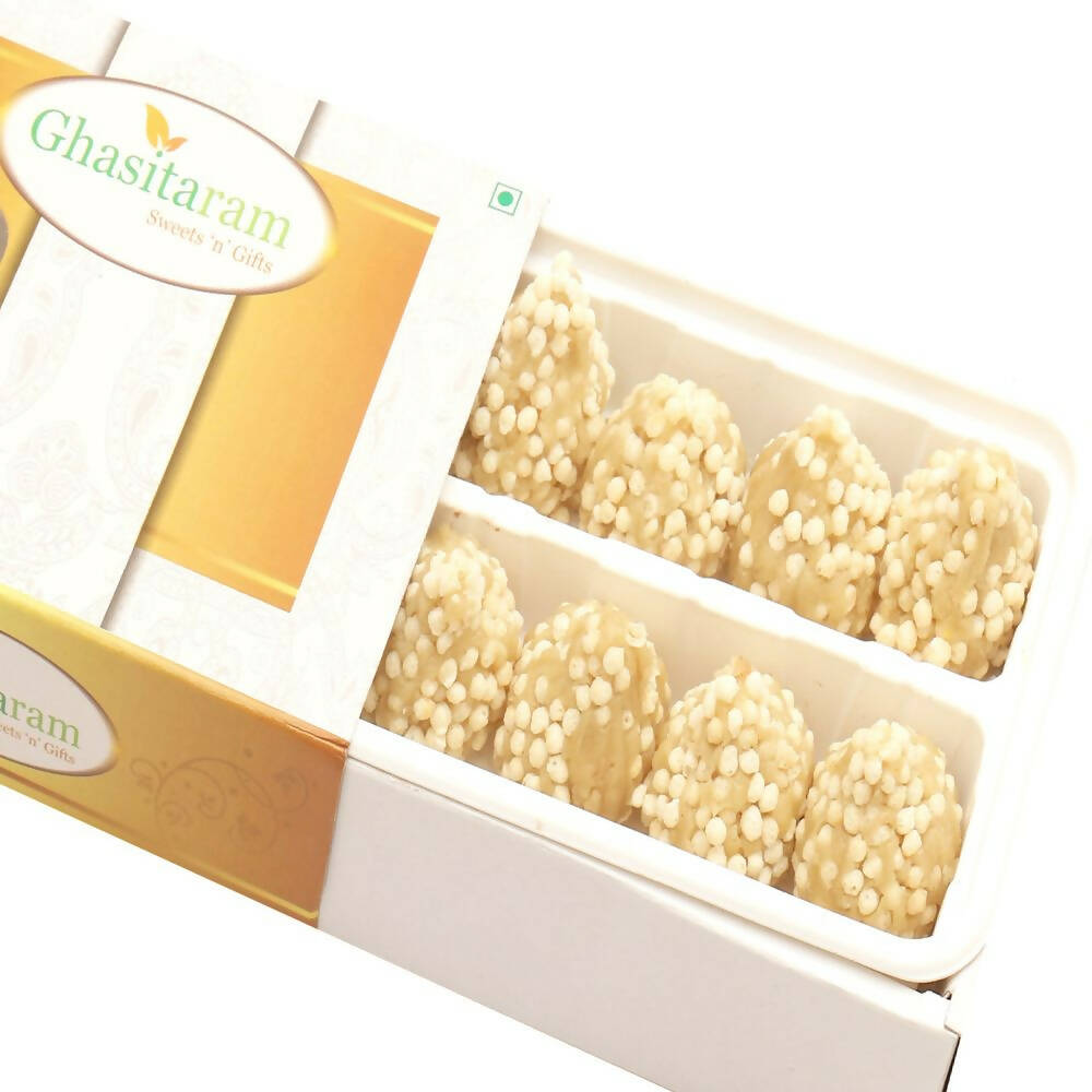 Ghasitaram Rice Crispies Kaju Modaks