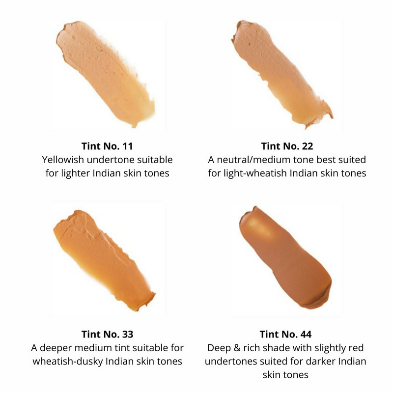 Sandiva One & Done Tinted Sunscreen With Zinc Oxide, SPF 35 PA++++, No White Cast - Tint 22