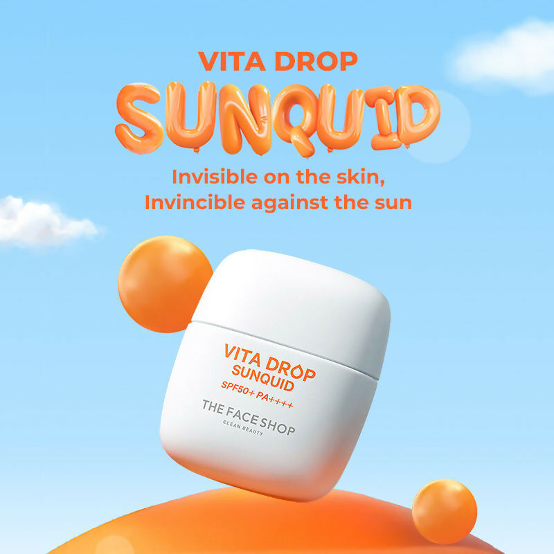 The Face Shop Korean Sunquid- SPF50+ PA++++ Fluid Sunscreen