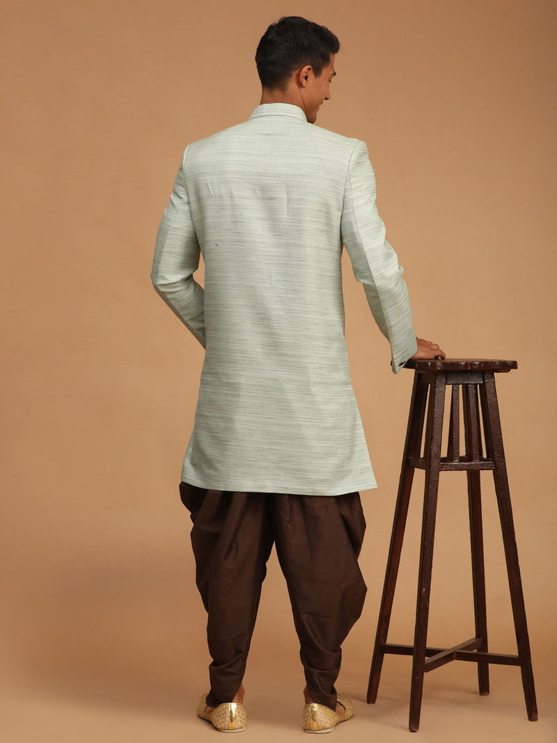 Men's Mint Green Sherwani Set