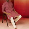Men's Falsa Digital Print Kurta with Pyjama