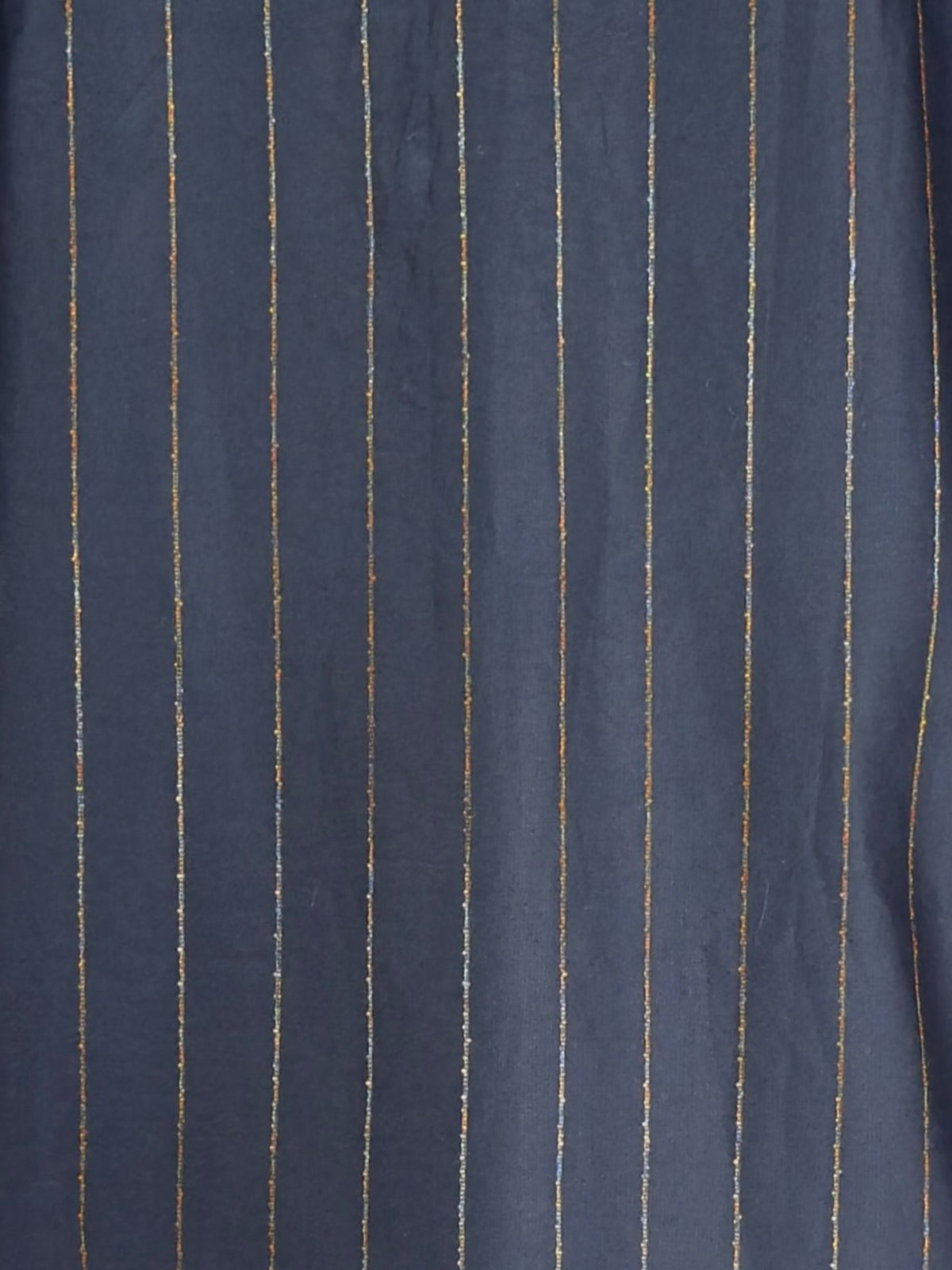 Men's Navy Blue Cotton Kurta