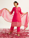Women's Pink Kurta Set