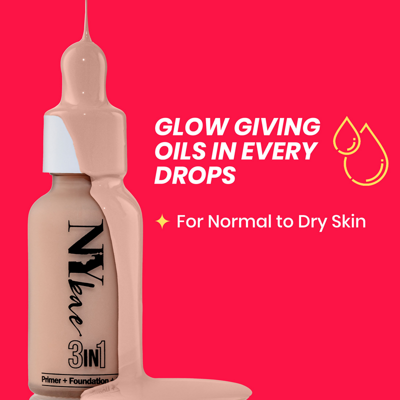 NY Bae 3 in 1 Serum Foundation Infused With Primer - Cool Cashew 04