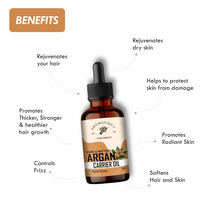 Aromatique Moroccan Argan Oil For Hair Growth & Skin