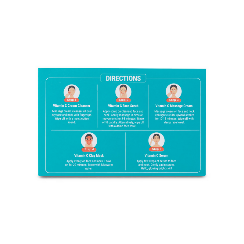 Pilgrim Vitamin C Detan & Brightening Facial Kit