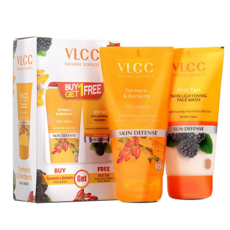 VLCC Turmeric & Berberis Face Wash + Anti Tan Face Wash