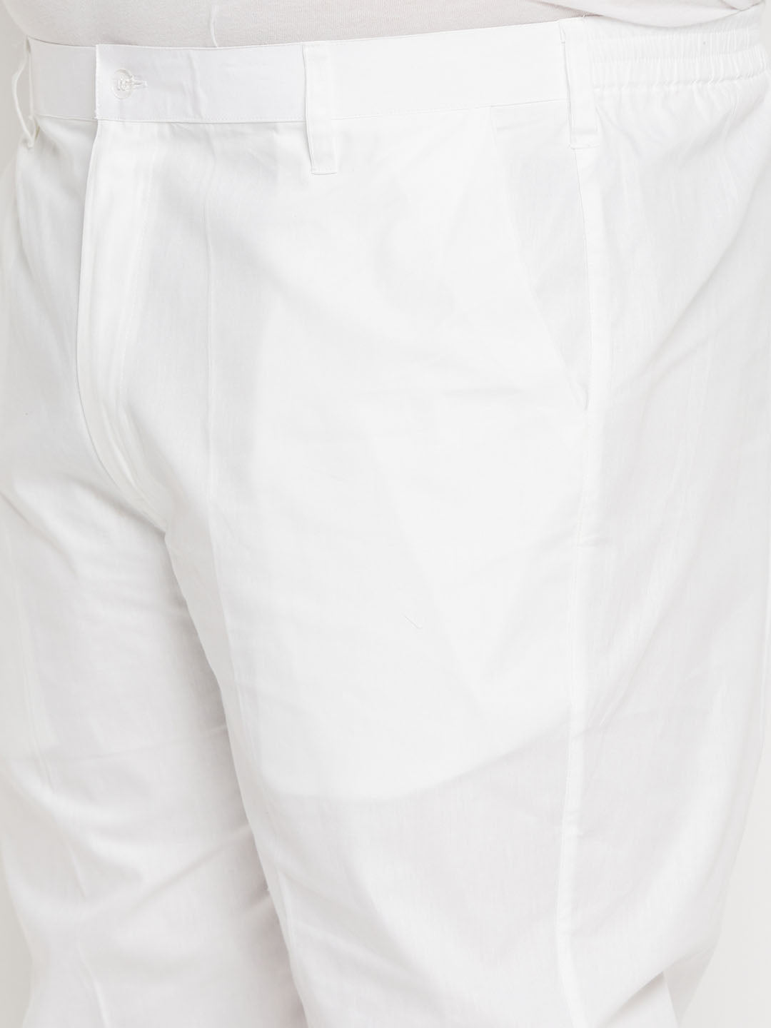 Men's Plus Size Mustard Cotton Kurta And Cotton Pant Style Pyjama Set