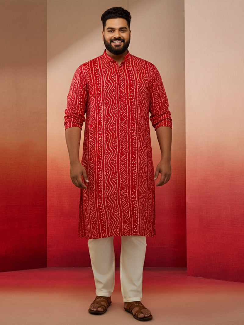 Men's Cream Cotton Lycra Pant Style Pyjama