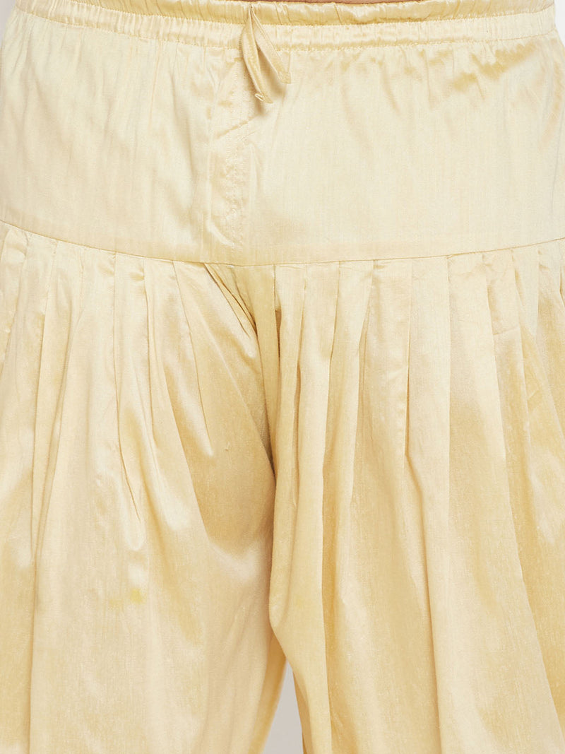 Men's Plus Size Maroon Silk Blend Curved Kurta Dhoti Set