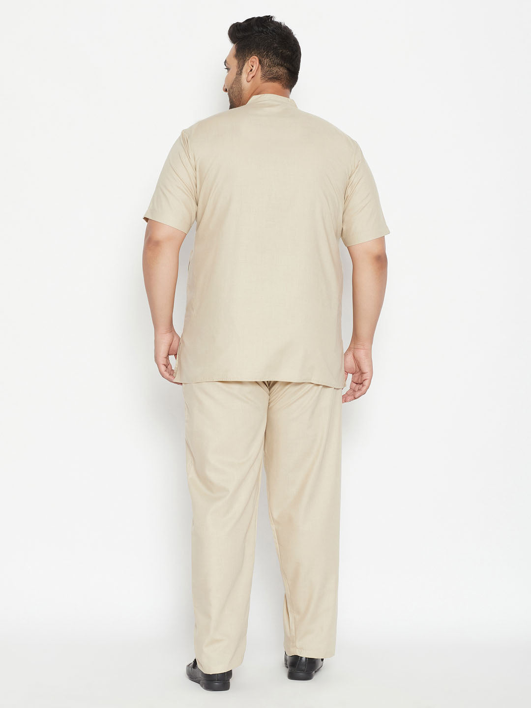 Men's Plus Size Work From Home Kurta And Salwar Set