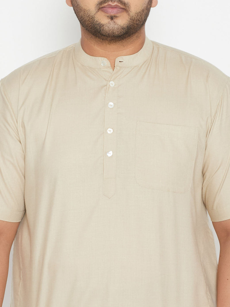 Men's Plus Size Work From Home Kurta And Salwar Set