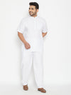 Men's Plus Size Work From Home Kurta And Salwar Set