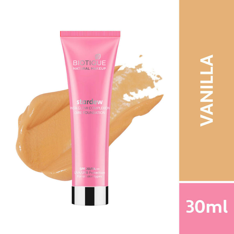 Biotique Stardew Insta Glow Complexion Care Foundation SPF 20 - Vanilla