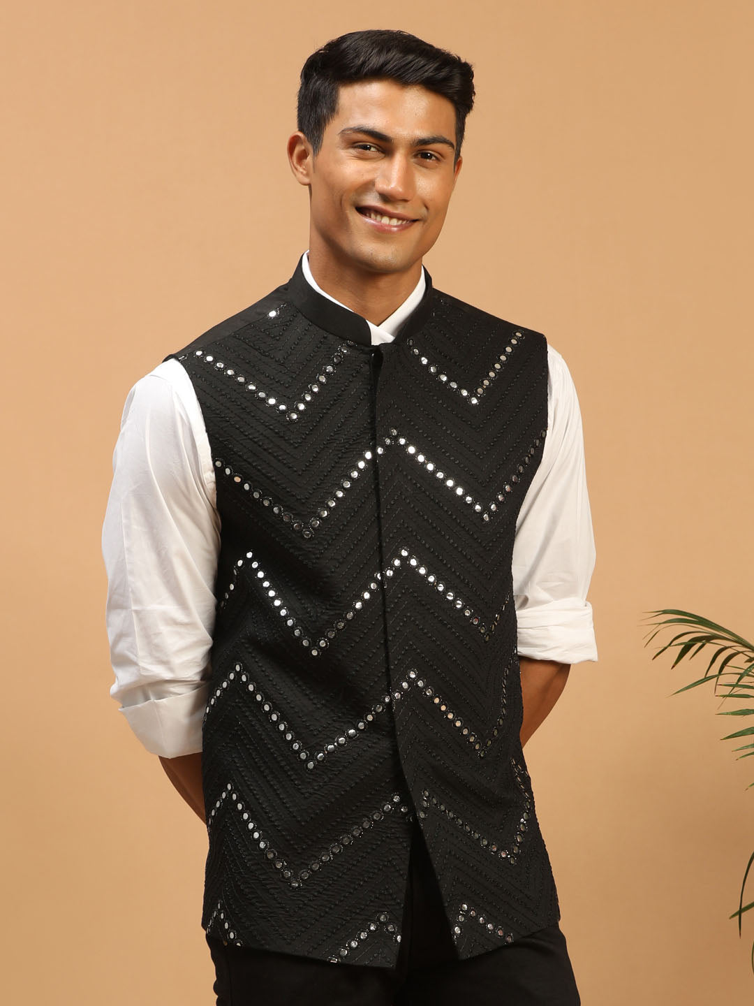 Men's Black Mirror Jacket