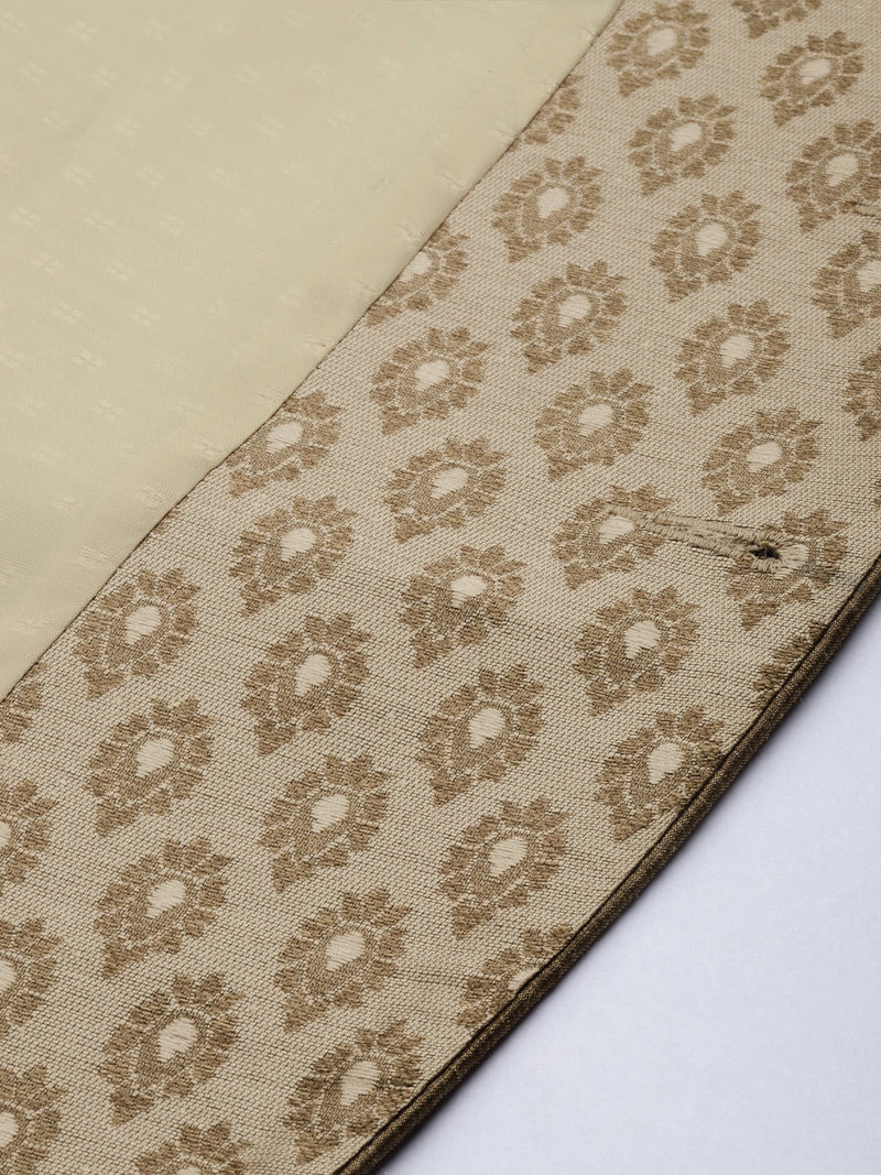 Men's Coffee Ethnic Woven Jodhpuri