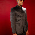 Men's Black Velvet Jodhpuri