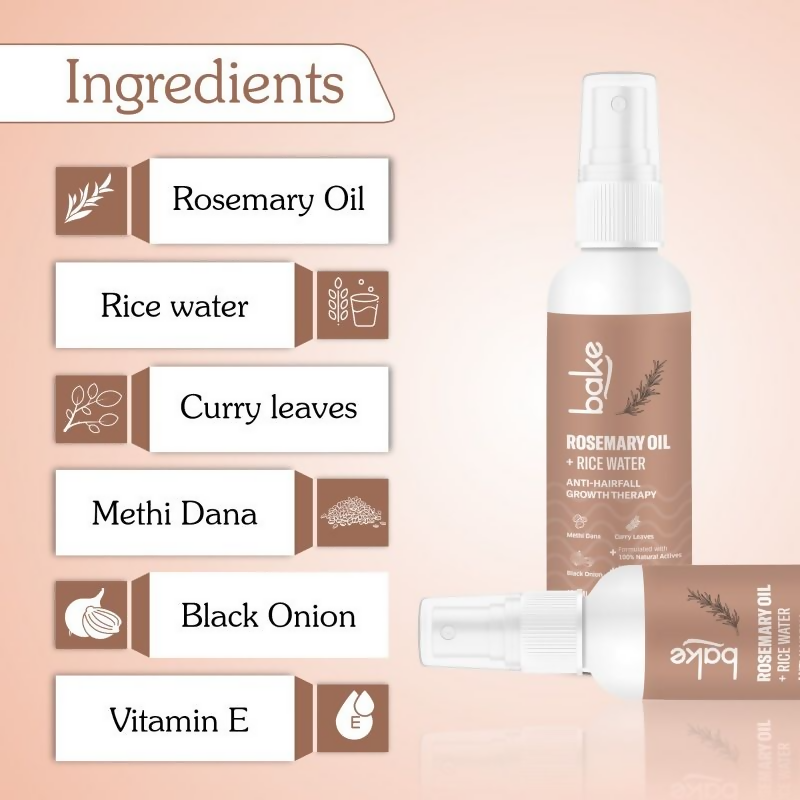 Bake Rosemary + Rice Water Hair Growth Therapy