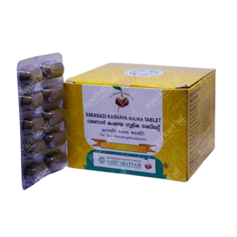 Vaidyaratnam Varanadi Kashaya Gulika Tablet