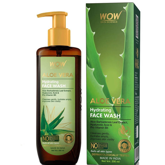 Wow Skin Science Aloe Vera Hydrating Face Wash