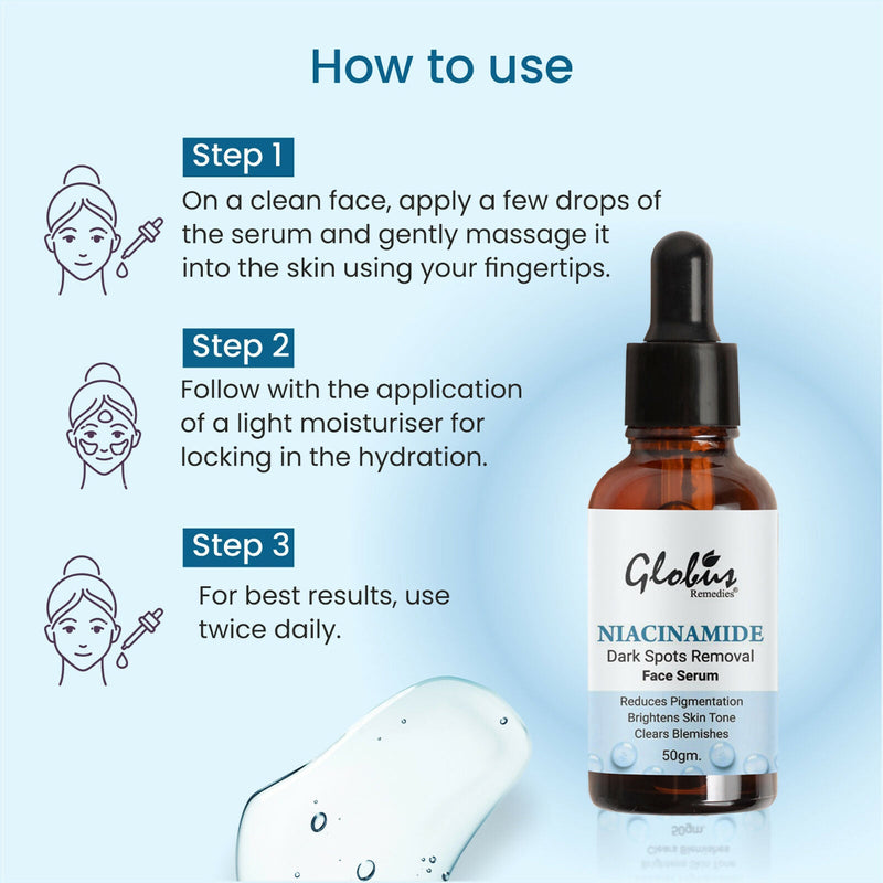 Globus Remedies Niacinamide Anti-Pigmentation Face Serum