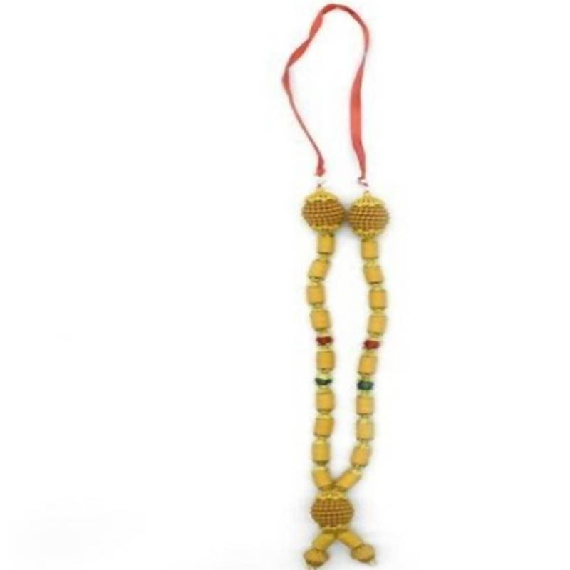 Puja N Pujari Multi Color Pearls Garland For God Idols - Limited Time Offer
