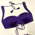 Kashish Satin violet blouse