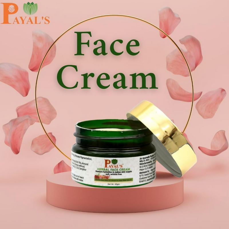 Payal's Herbal Face Cream Hydrating and Wrinkle-Free Formula