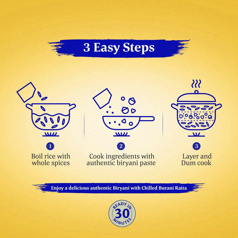 Daawat Biryani Kit Lucknowi - Authentic Recipe