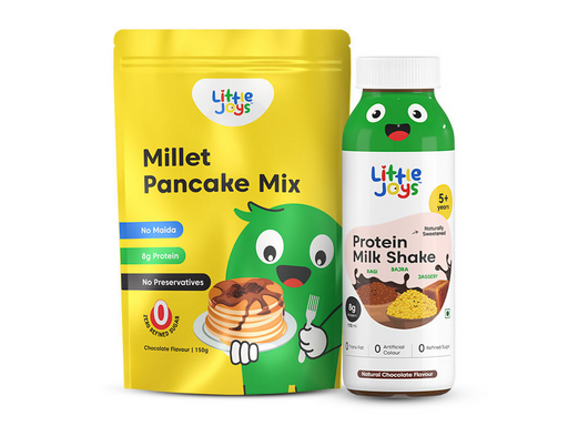 Little Joys Millet Pancake Mix + Protein Milkshake