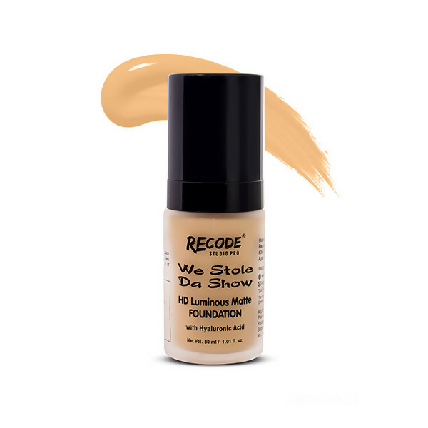 Recode HD Luminous Matte Foundation - 04 Hindustan