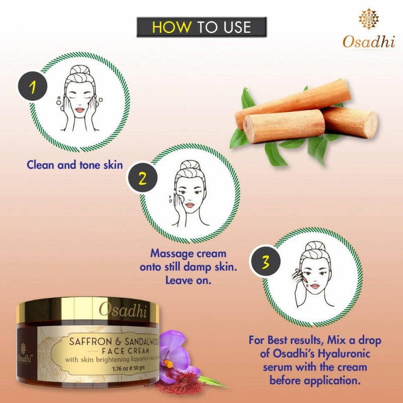 Osadhi Saffron & Sandalwood Face Cream
