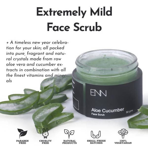 Enn Aloe Cucumber Mild, Refreshing Face Scrub
