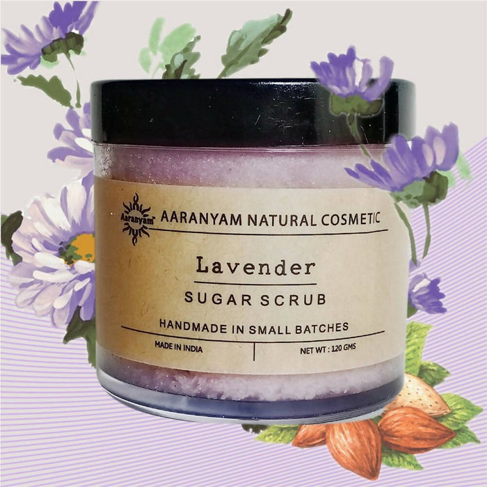 Aaranyam Lavender Sugar Scrub For Face & Body