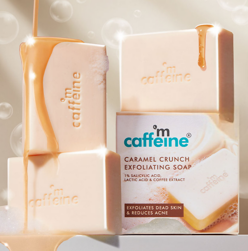 mCaffeine Caramel Crunch Exfoliating Soap