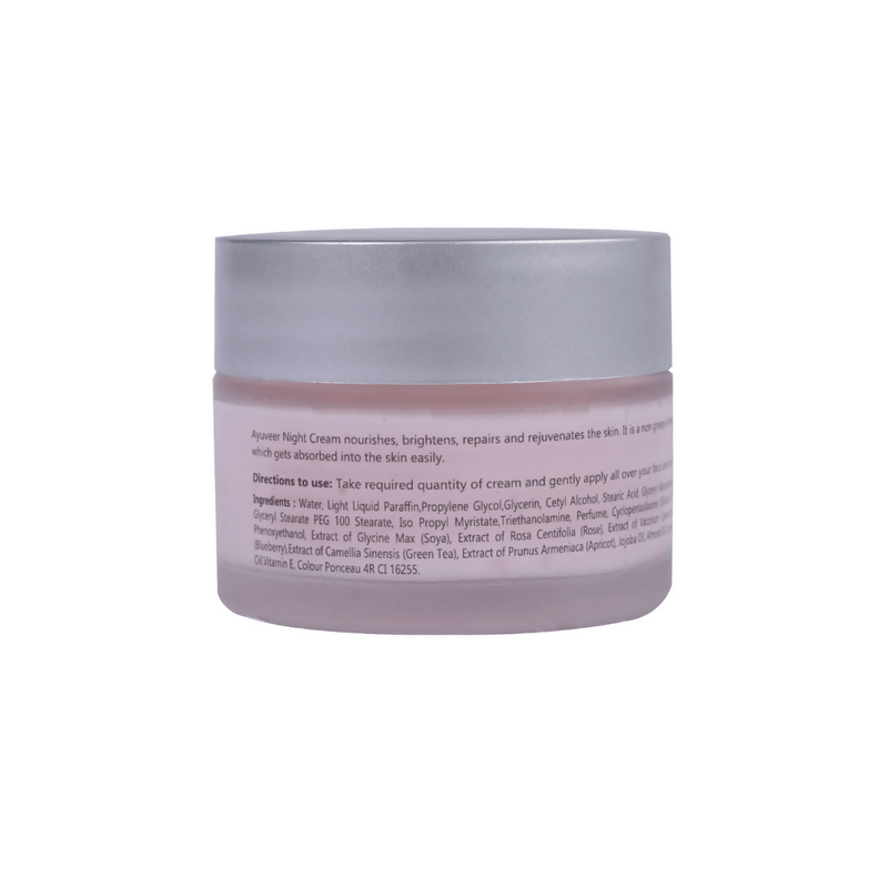 Ayuveer Night Cream With Blueberry Extract & Vitamin E