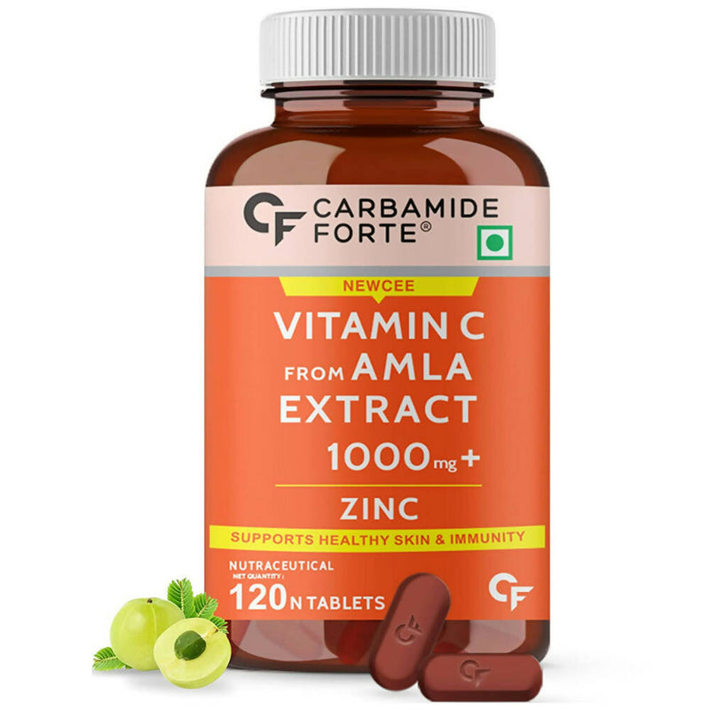 Carbamide Forte Natural Vitamin C Amla Extract With Zinc Tablets