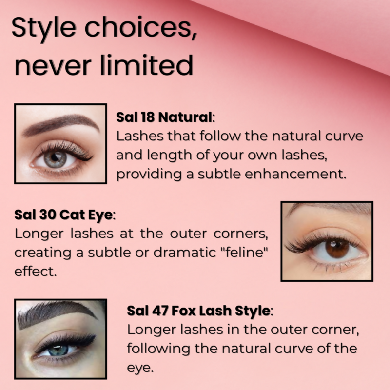 BOBI Self Adhesive Eyelashes SA47 Fox Lash Style – Outer Edge Lift