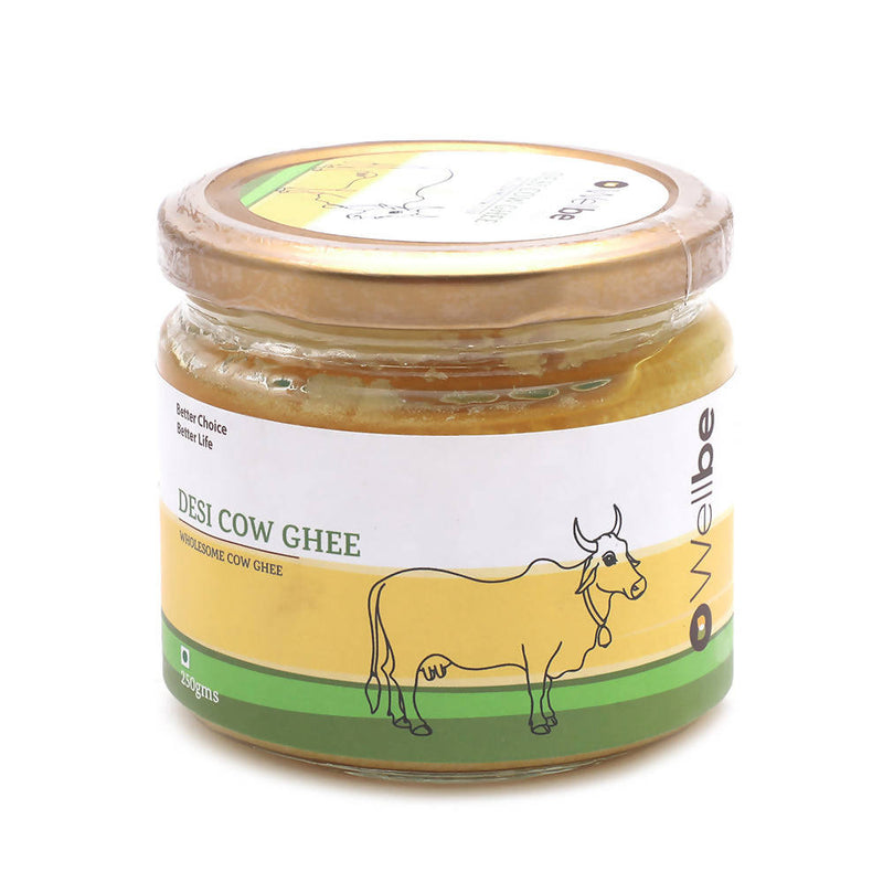 Wellbe Desi Cow Ghee | Indian Hallikar Cow Ghee | Pure A2 Ghee | Natural & Healthy | Better Choice - Better Life