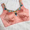 Peach Flesh Handwork Blouse