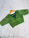 Refresh Green Banarasi Blouse